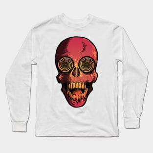 Hypno Skull Long Sleeve T-Shirt